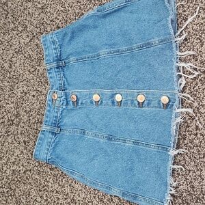 forever 21 denim skirt